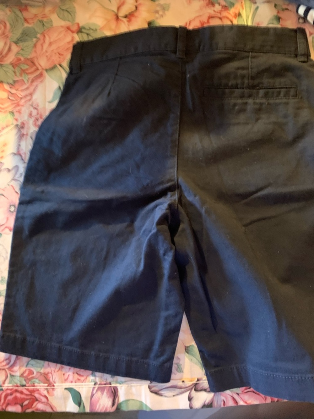 Old Navy Boys Navy Blue Stretch Chino Shorts Size 12 - Picture 7 of 7